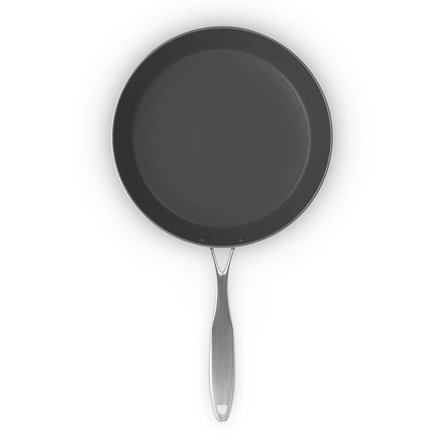 Stainless Steel Fry Pan Frying Pan Induction FryPan Non Stick Interior Skillet