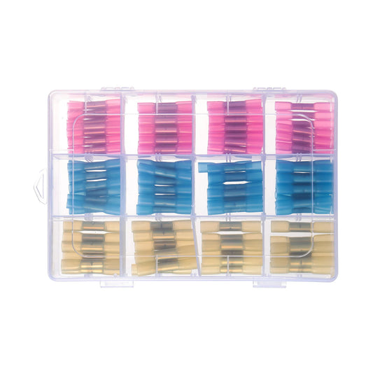 125Pcs Heat Shrink Butt Connector Solder Seal Wire Connector