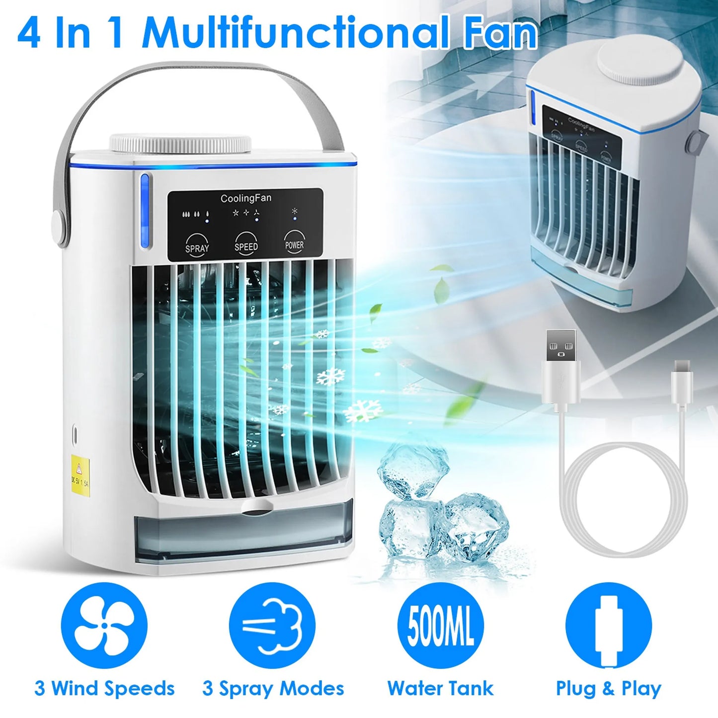 Portable Air Conditioner Fan