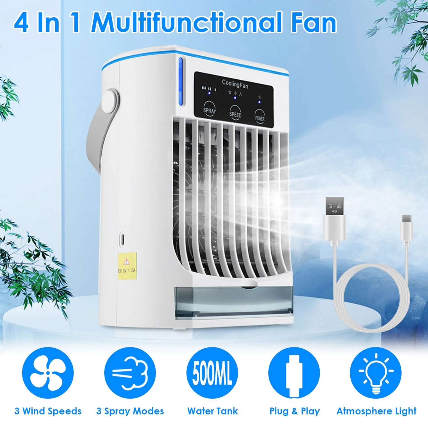 Portable Air Conditioner Fan