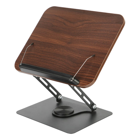 Book Stand for Reading Foldable Wood Book Holder Reading Rack